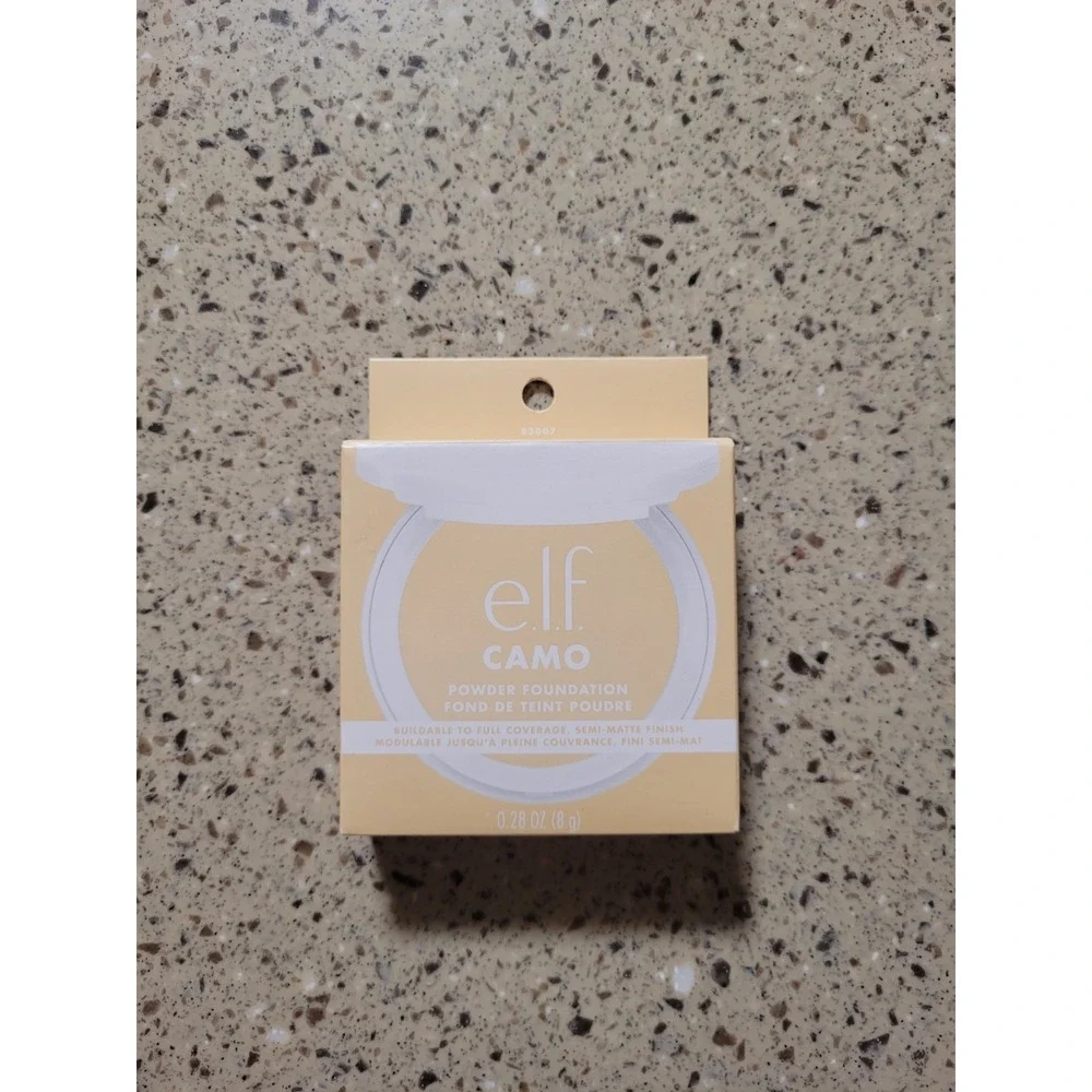 e.l.f. Camo Powder Foundation Fair 140W Buildable To Full Coverage Semi Matte
